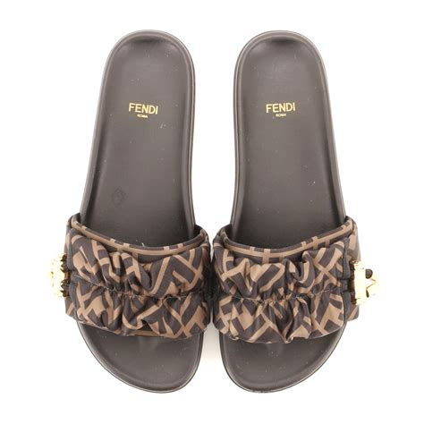 vintage fendi fabric sandals|women fendi sandals clearance.